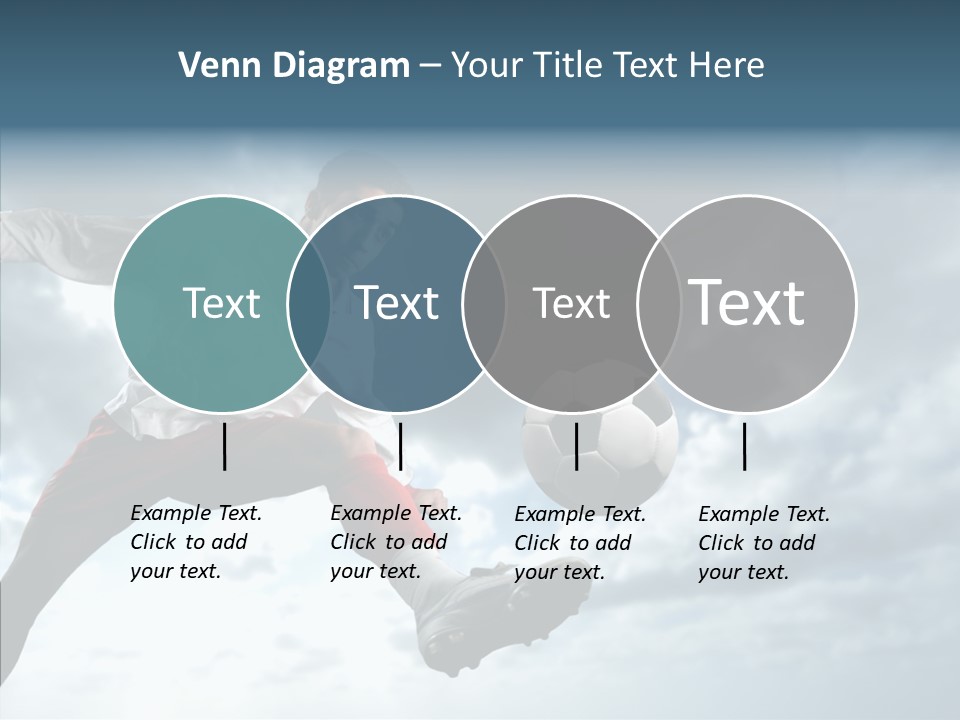 Boy Sky Football PowerPoint Template