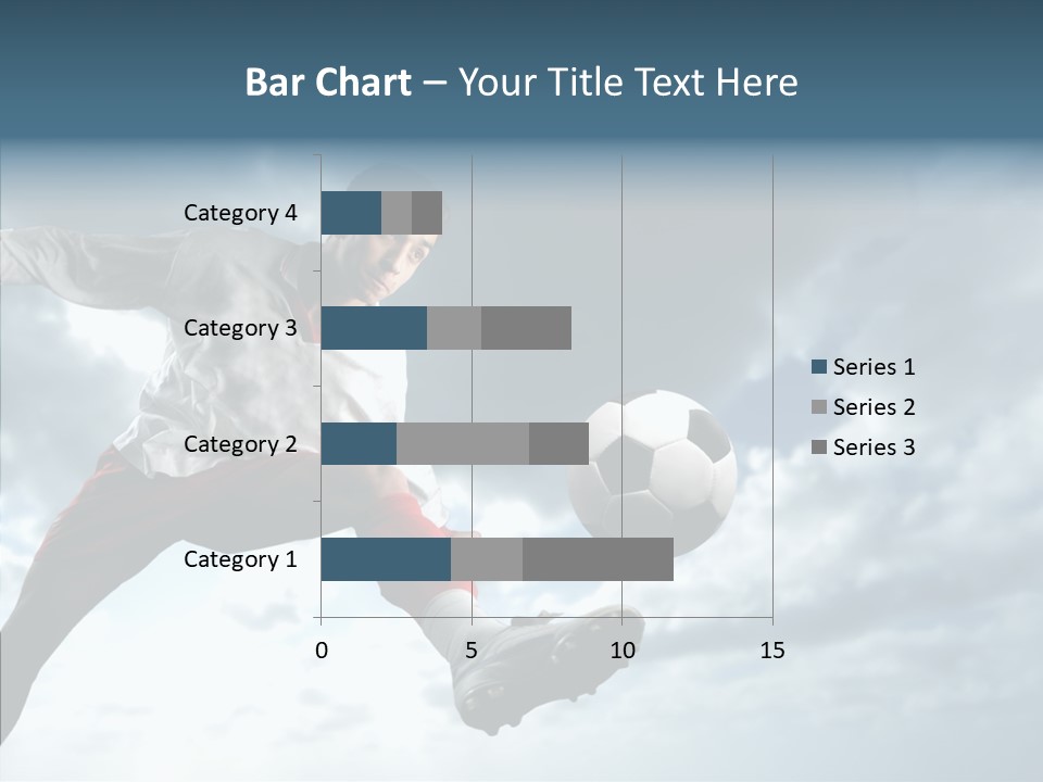 Boy Sky Football PowerPoint Template
