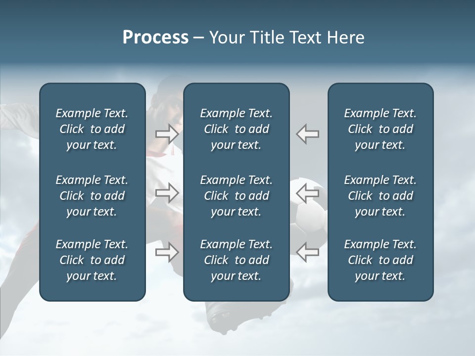 Boy Sky Football PowerPoint Template