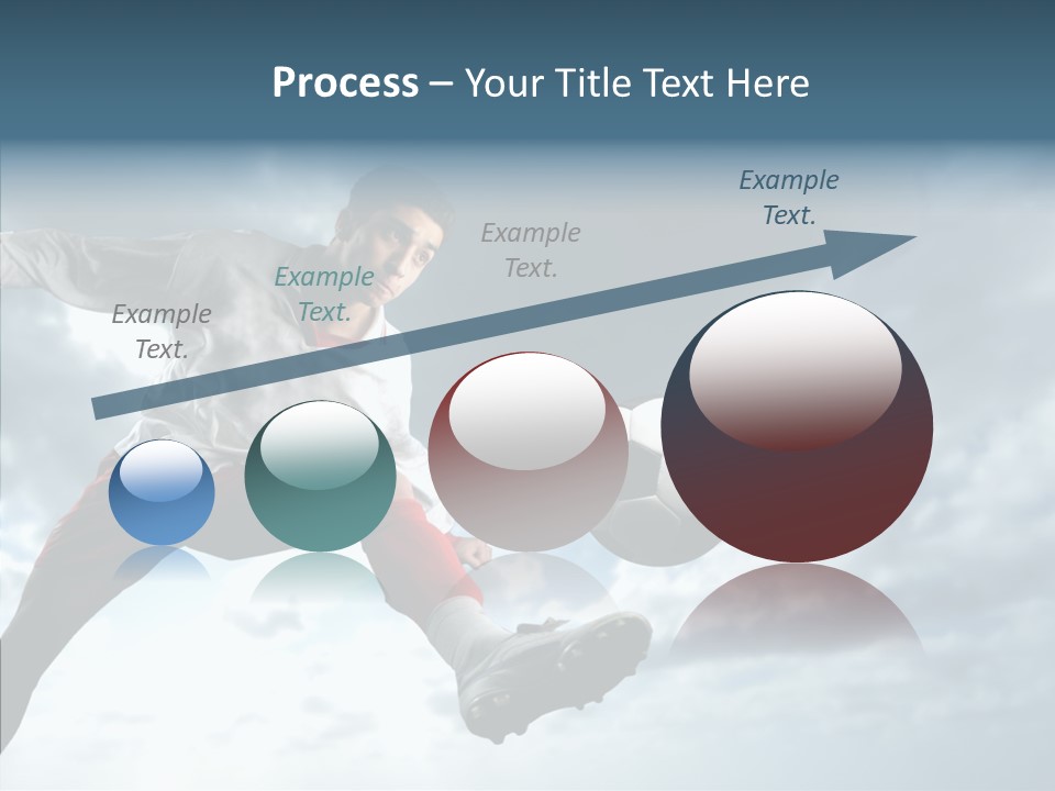 Boy Sky Football PowerPoint Template