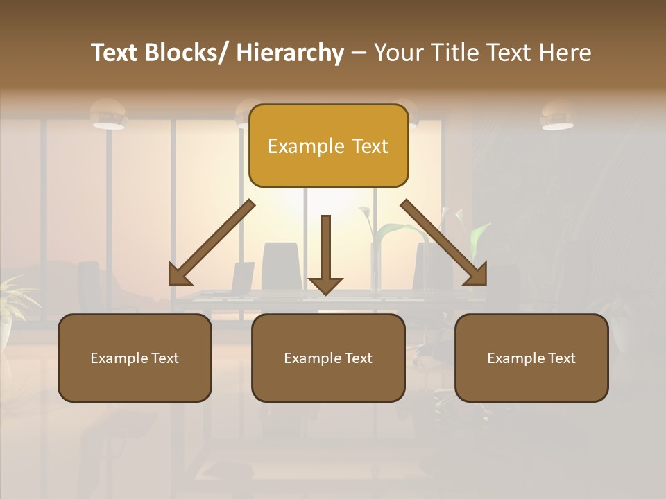 Reflection Table Furnishings PowerPoint Template