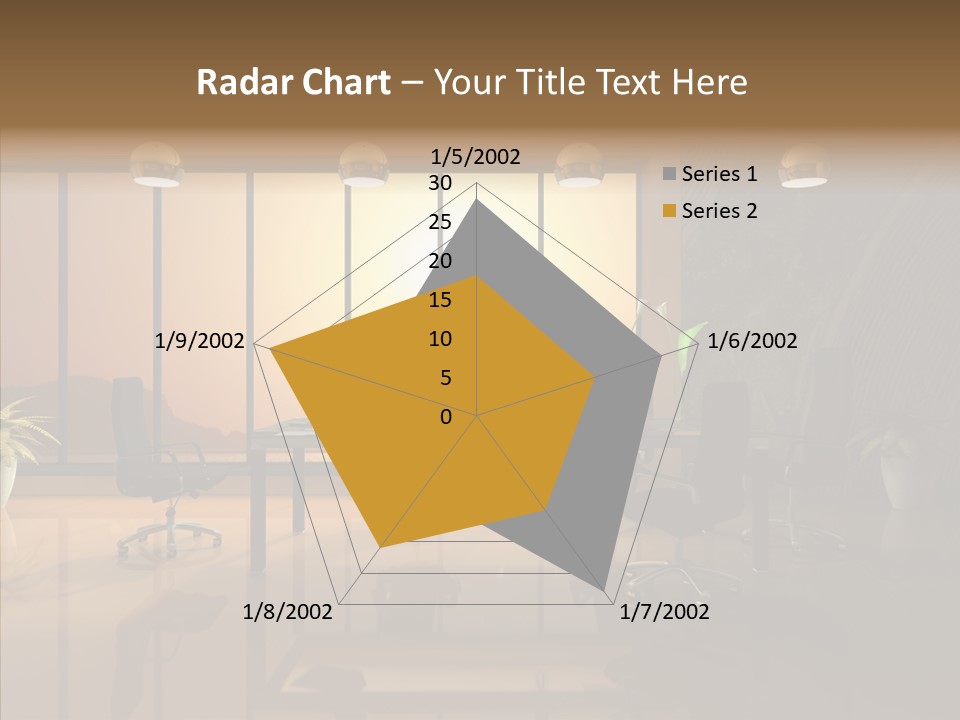 Reflection Table Furnishings PowerPoint Template
