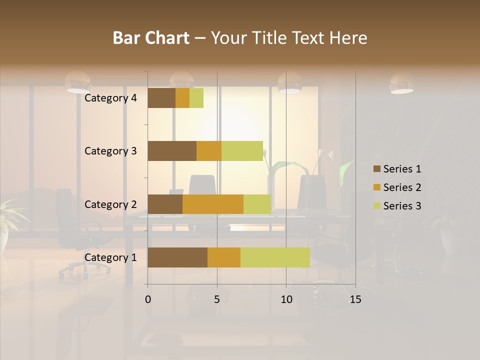 Reflection Table Furnishings PowerPoint Template