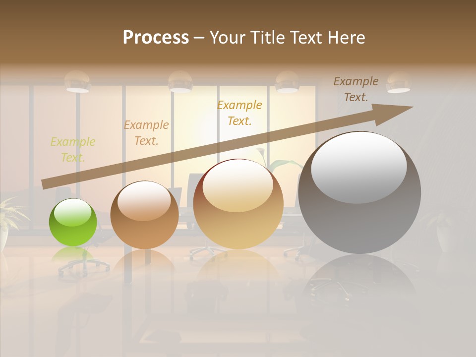 Reflection Table Furnishings PowerPoint Template