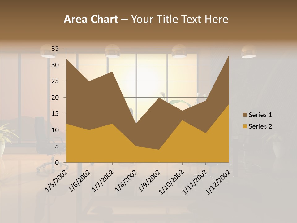 Reflection Table Furnishings PowerPoint Template