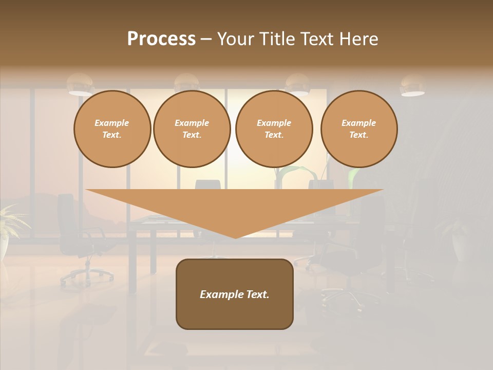 Reflection Table Furnishings PowerPoint Template