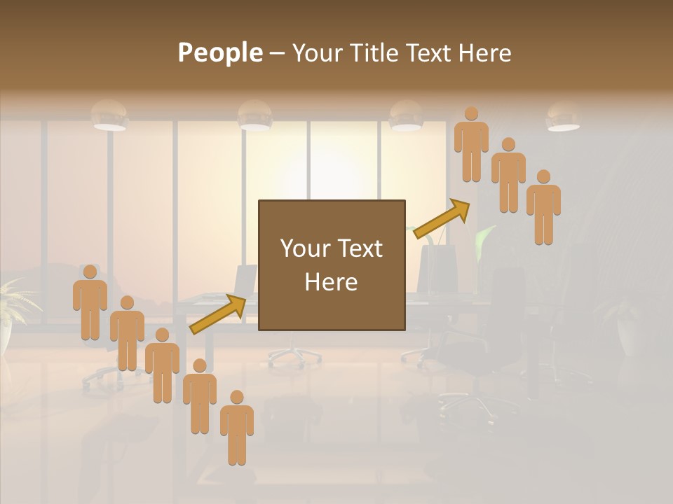Reflection Table Furnishings PowerPoint Template