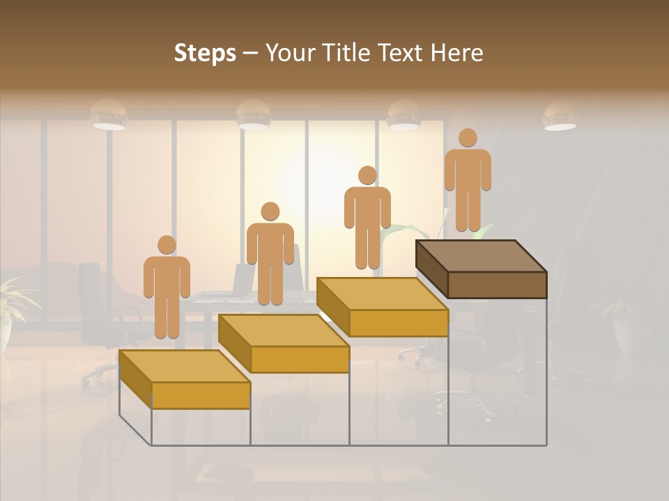 Reflection Table Furnishings PowerPoint Template
