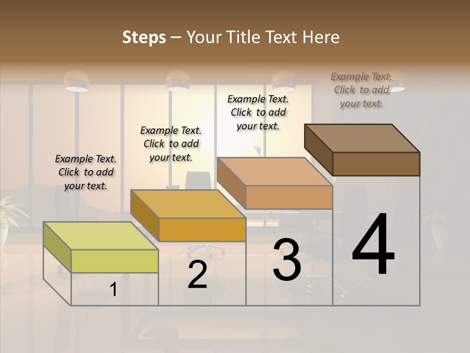 Reflection Table Furnishings PowerPoint Template