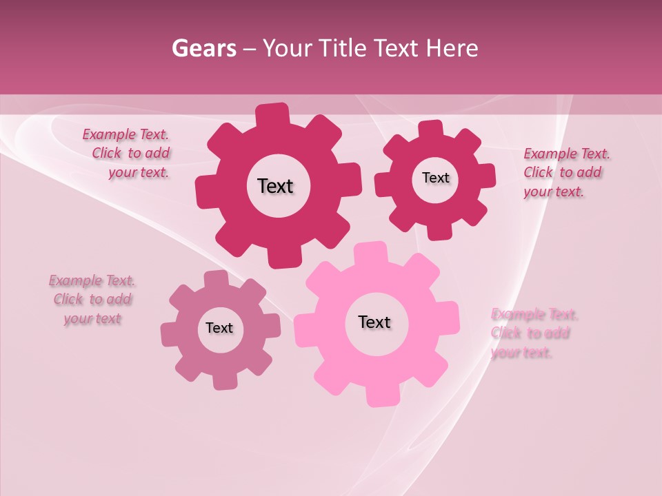 Power Digital Pink PowerPoint Template