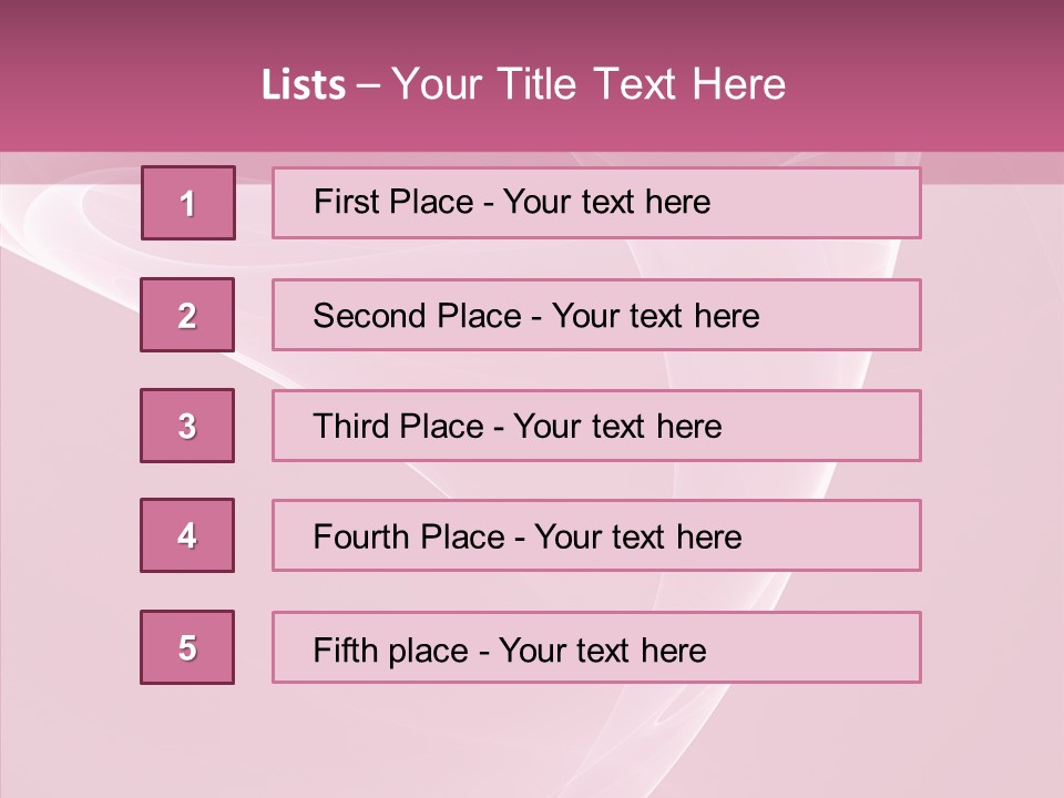 Power Digital Pink PowerPoint Template