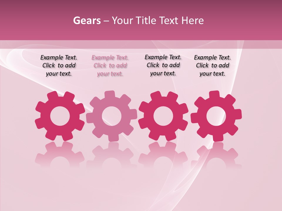 Power Digital Pink PowerPoint Template