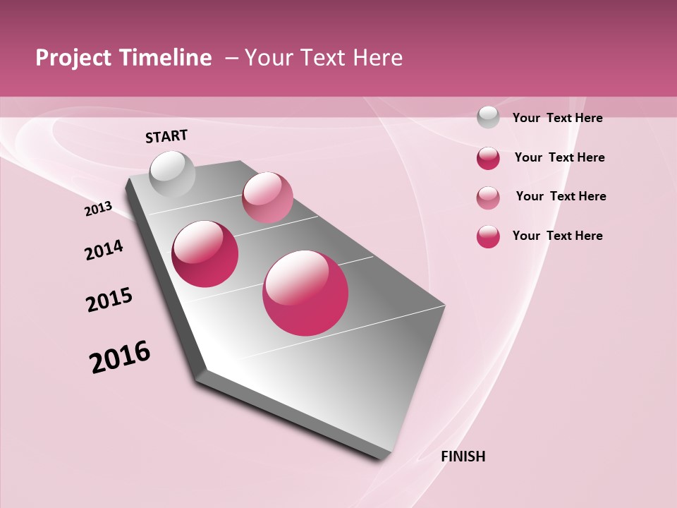 Power Digital Pink PowerPoint Template