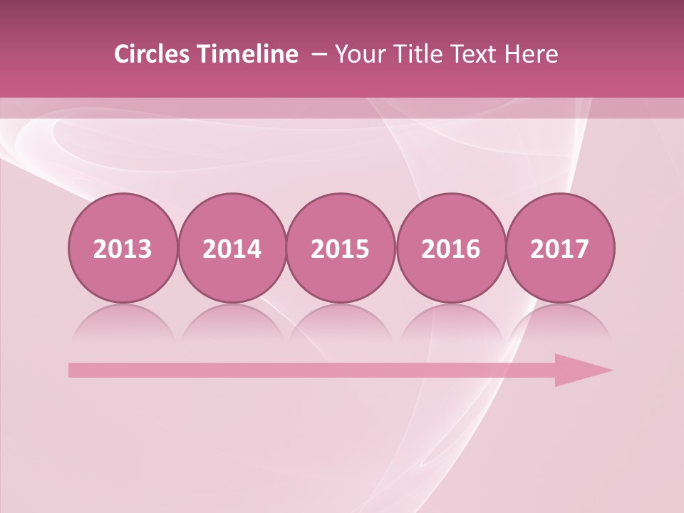 Power Digital Pink PowerPoint Template