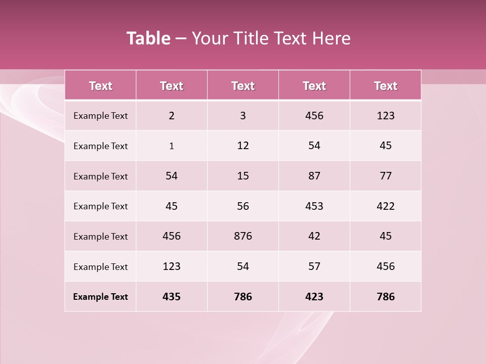 Power Digital Pink PowerPoint Template