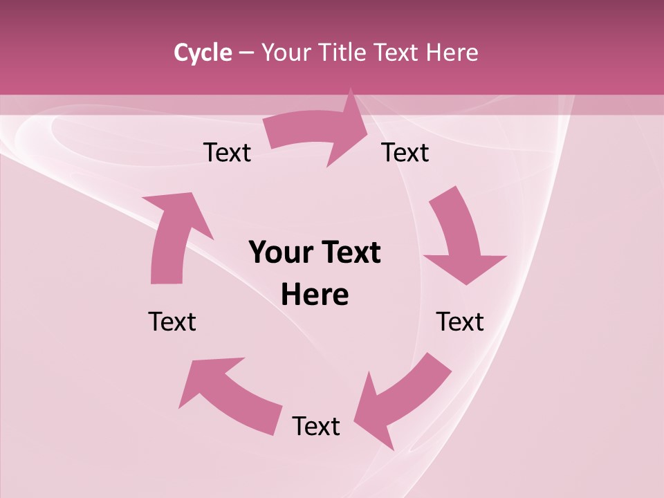 Power Digital Pink PowerPoint Template