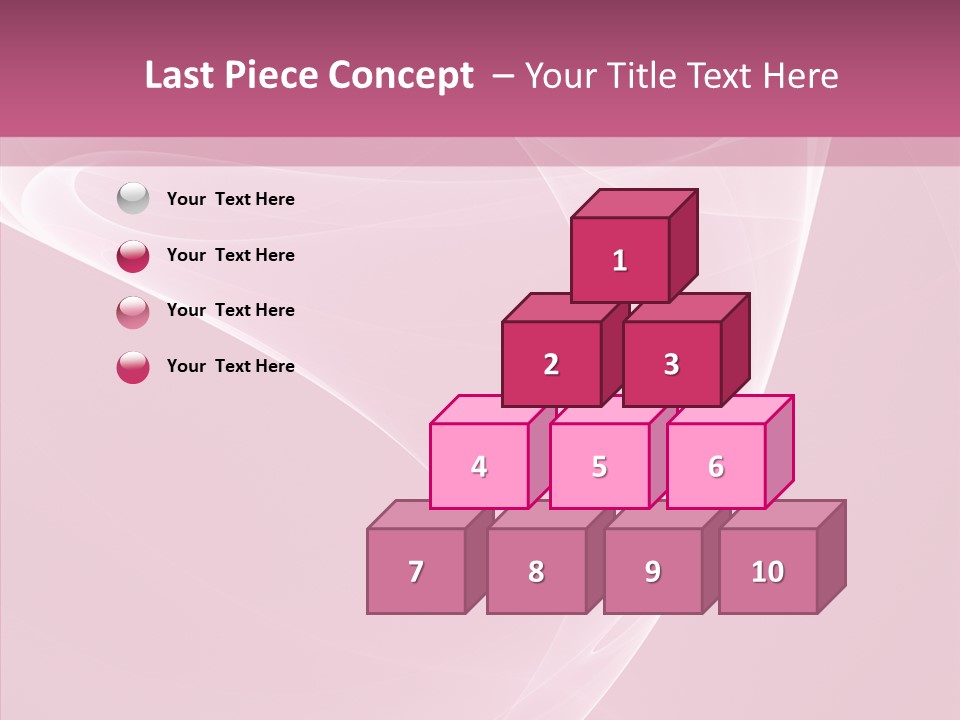 Power Digital Pink PowerPoint Template