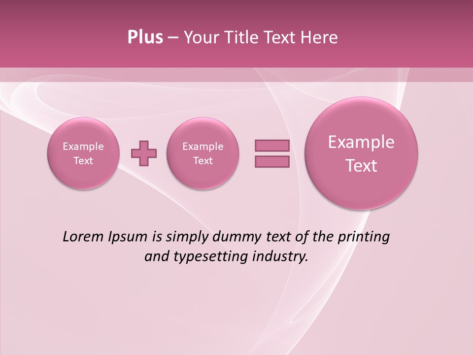 Power Digital Pink PowerPoint Template