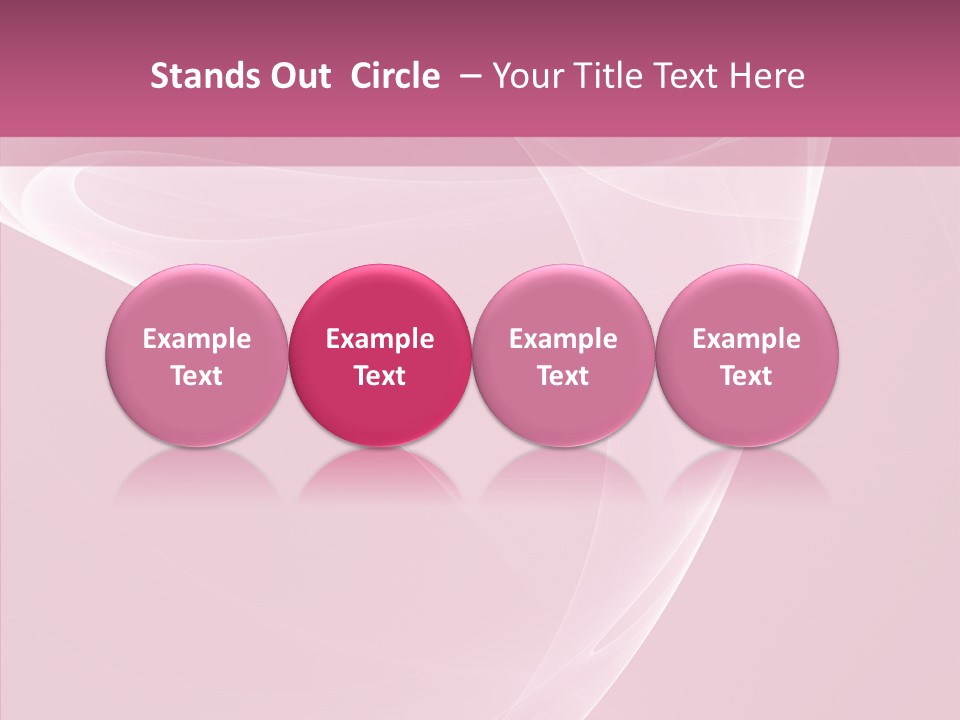 Power Digital Pink PowerPoint Template