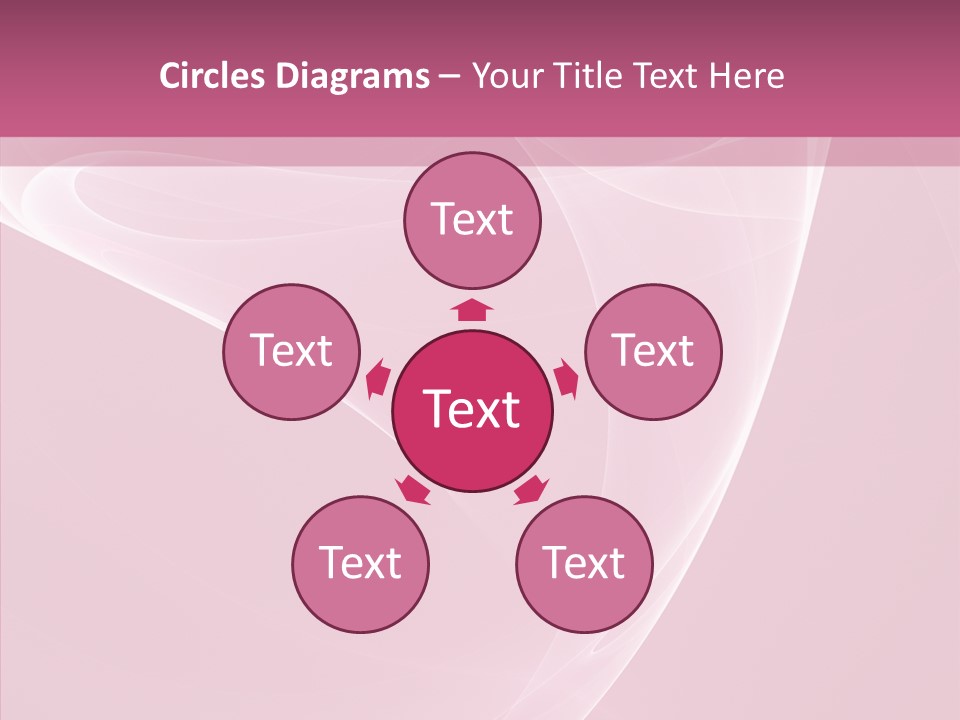 Power Digital Pink PowerPoint Template