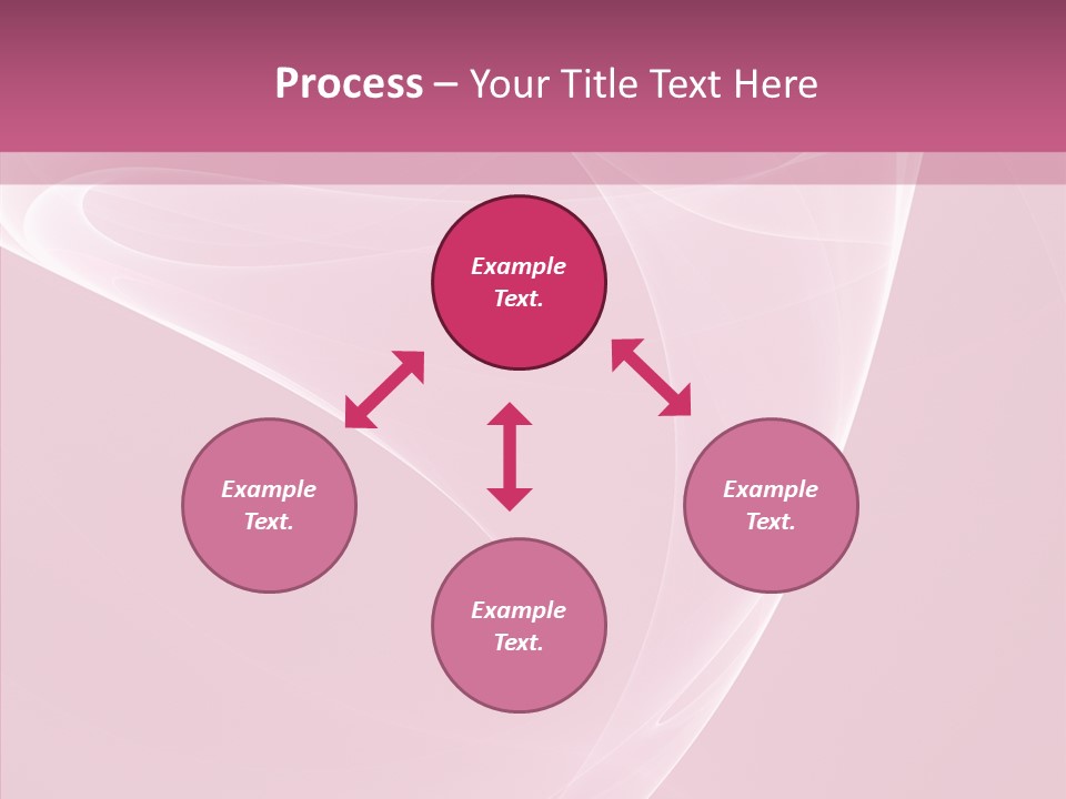 Power Digital Pink PowerPoint Template