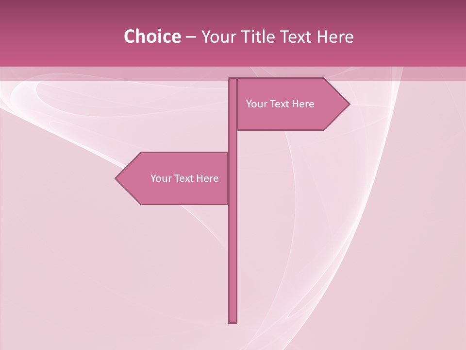 Power Digital Pink PowerPoint Template