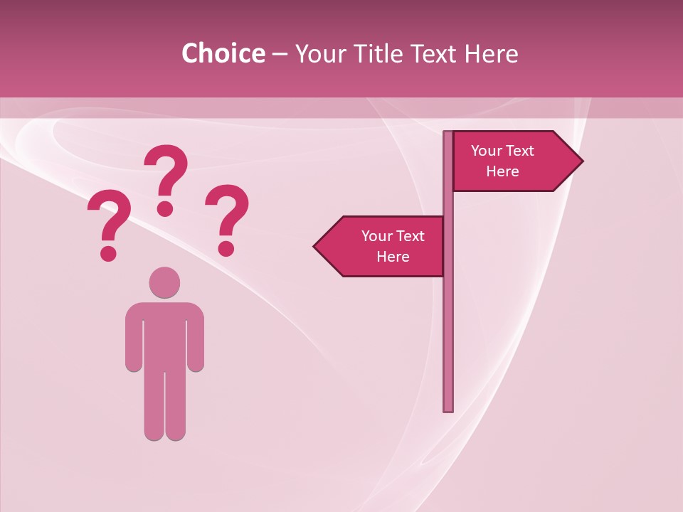 Power Digital Pink PowerPoint Template