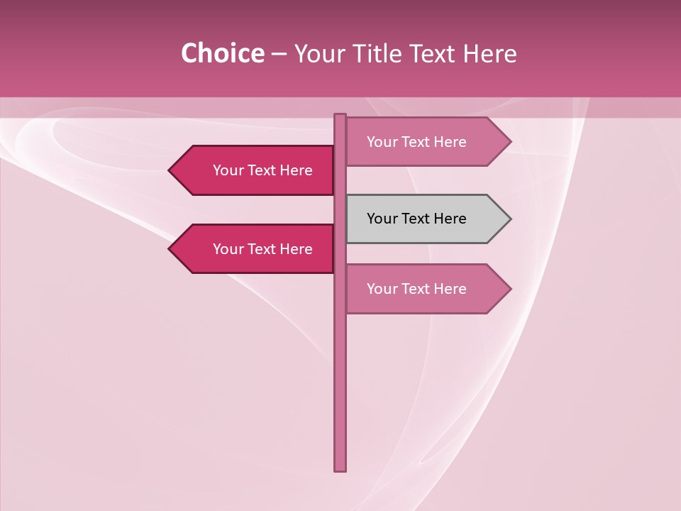 Power Digital Pink PowerPoint Template