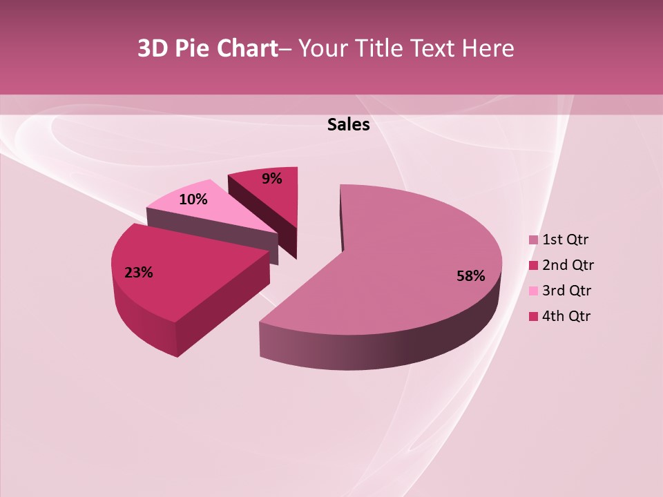 Power Digital Pink PowerPoint Template
