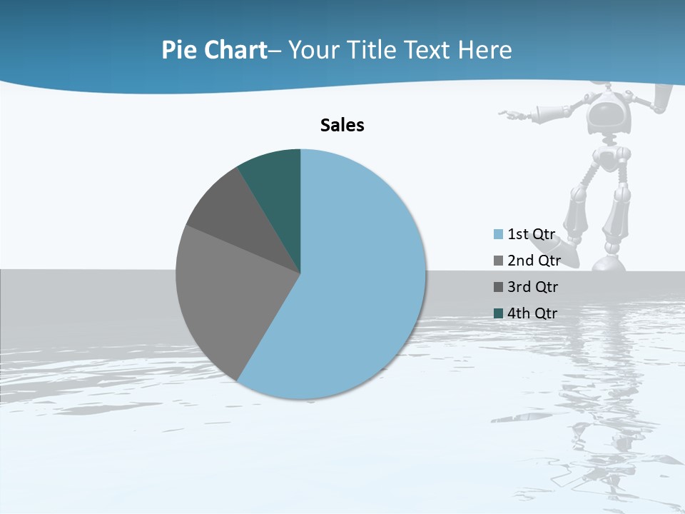 Detail Wallpaper Toon Bot PowerPoint Template