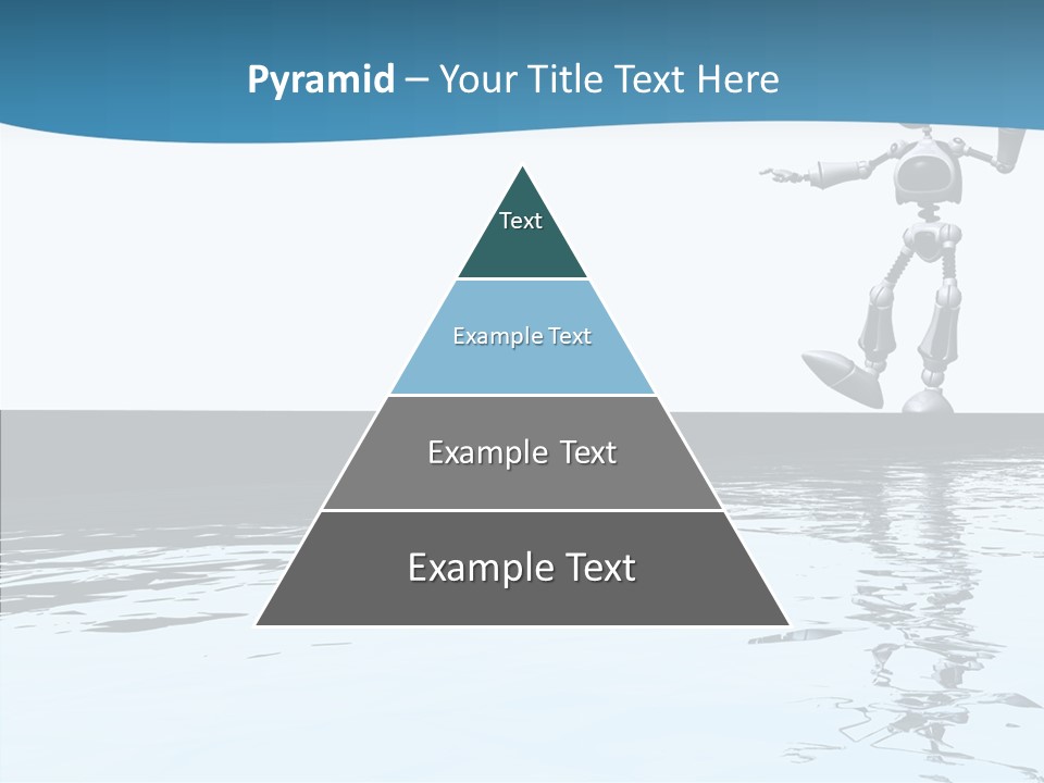 Detail Wallpaper Toon Bot PowerPoint Template