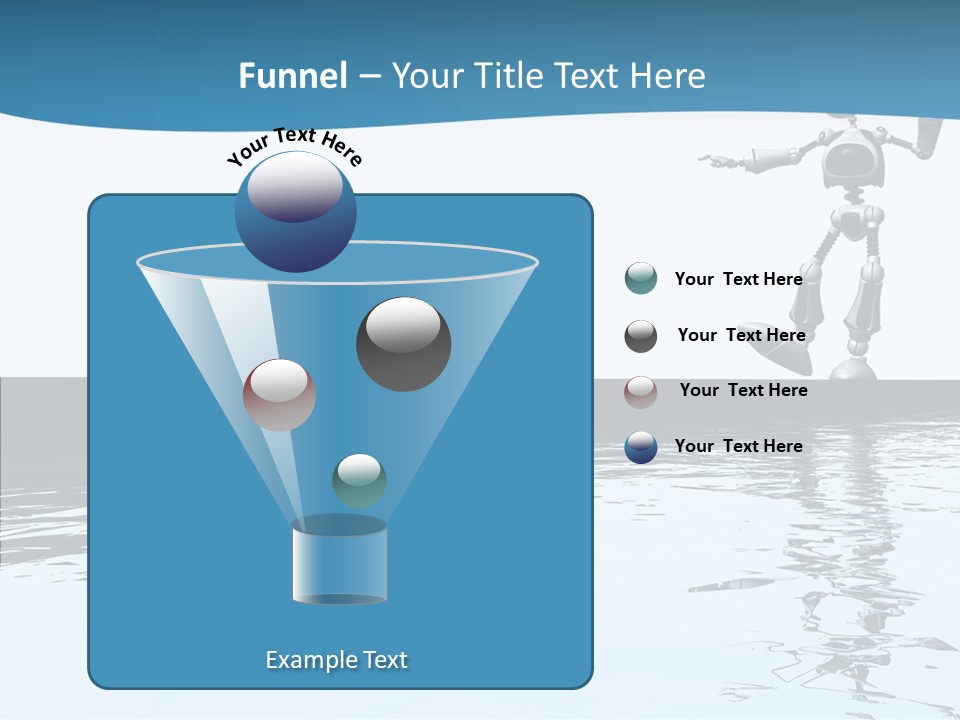 Detail Wallpaper Toon Bot PowerPoint Template