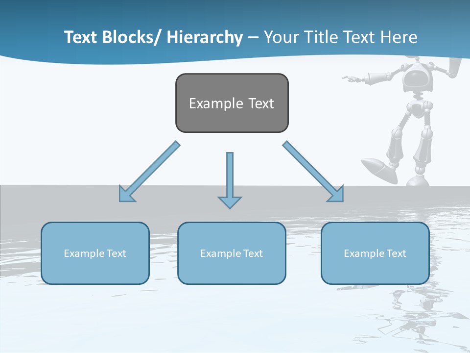 Detail Wallpaper Toon Bot PowerPoint Template