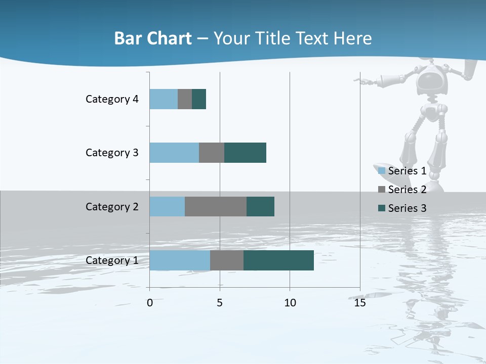 Detail Wallpaper Toon Bot PowerPoint Template