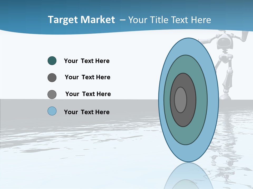 Detail Wallpaper Toon Bot PowerPoint Template