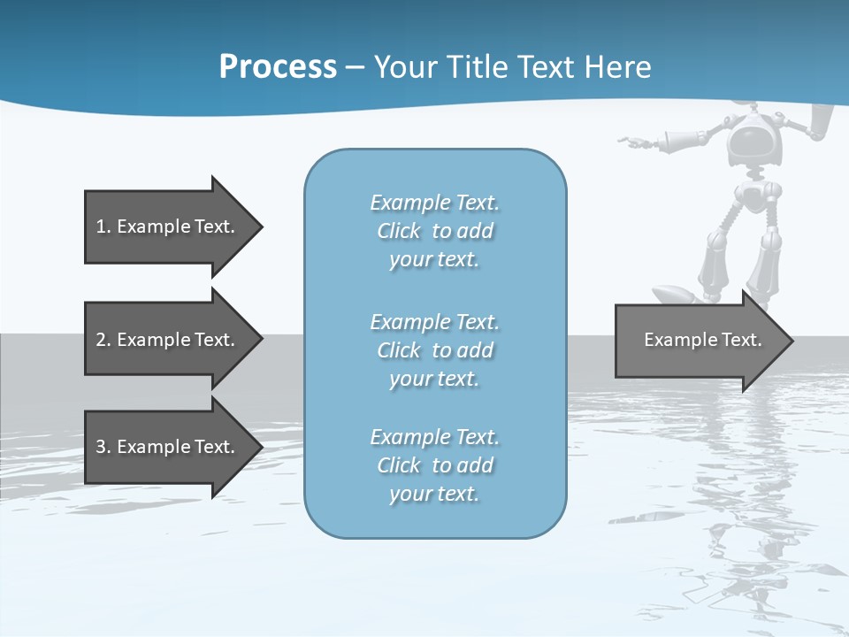 Detail Wallpaper Toon Bot PowerPoint Template