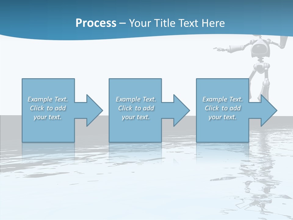Detail Wallpaper Toon Bot PowerPoint Template