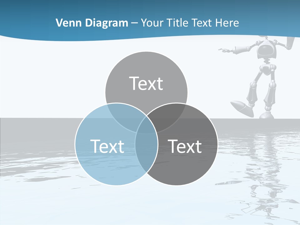 Detail Wallpaper Toon Bot PowerPoint Template