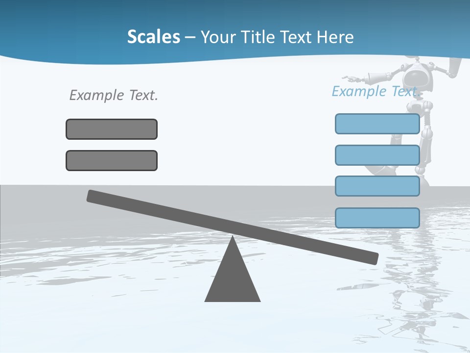 Detail Wallpaper Toon Bot PowerPoint Template