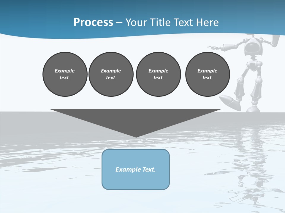 Detail Wallpaper Toon Bot PowerPoint Template
