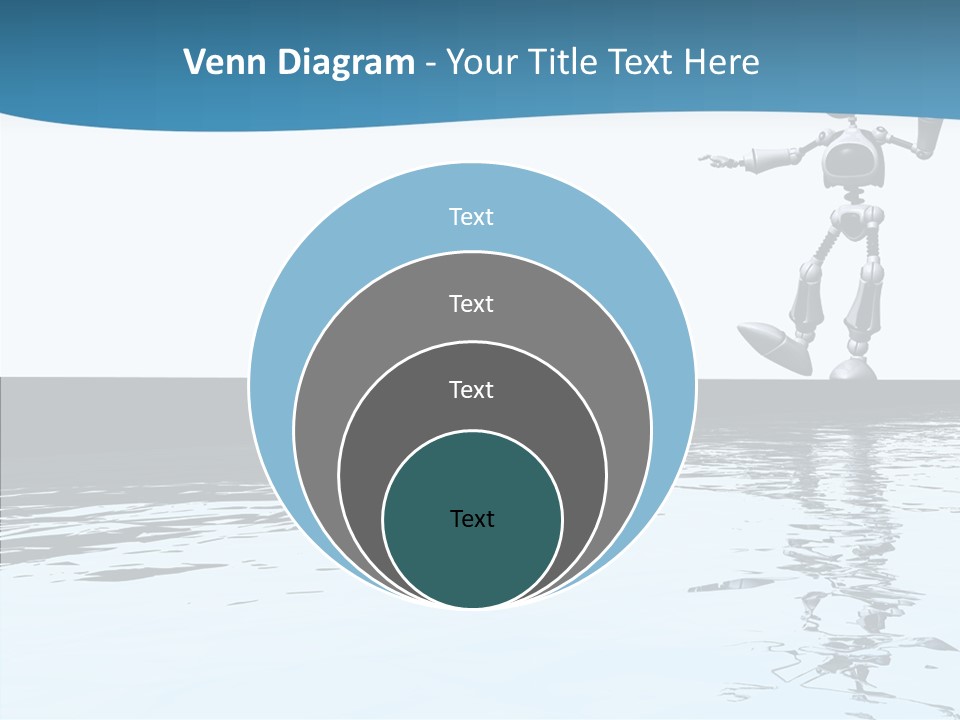 Detail Wallpaper Toon Bot PowerPoint Template