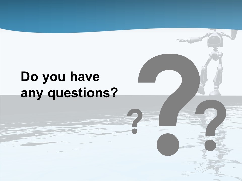 Detail Wallpaper Toon Bot PowerPoint Template