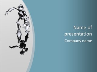 Technology Future Iron PowerPoint Template