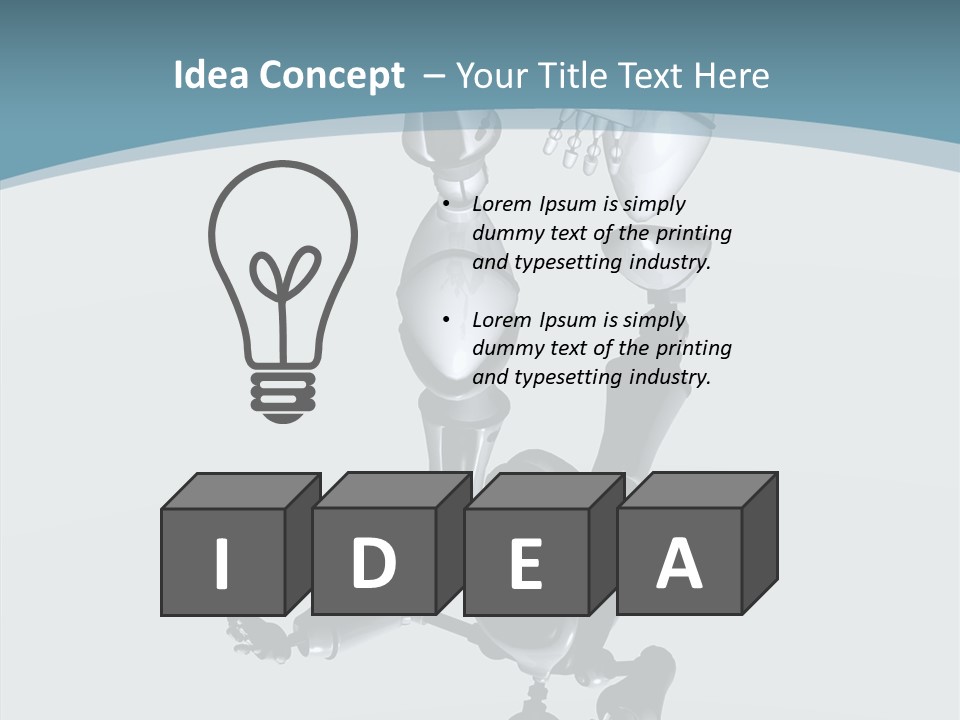 Technology Future Iron PowerPoint Template