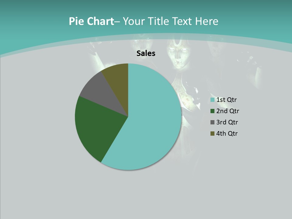 D Render Steel Machine PowerPoint Template