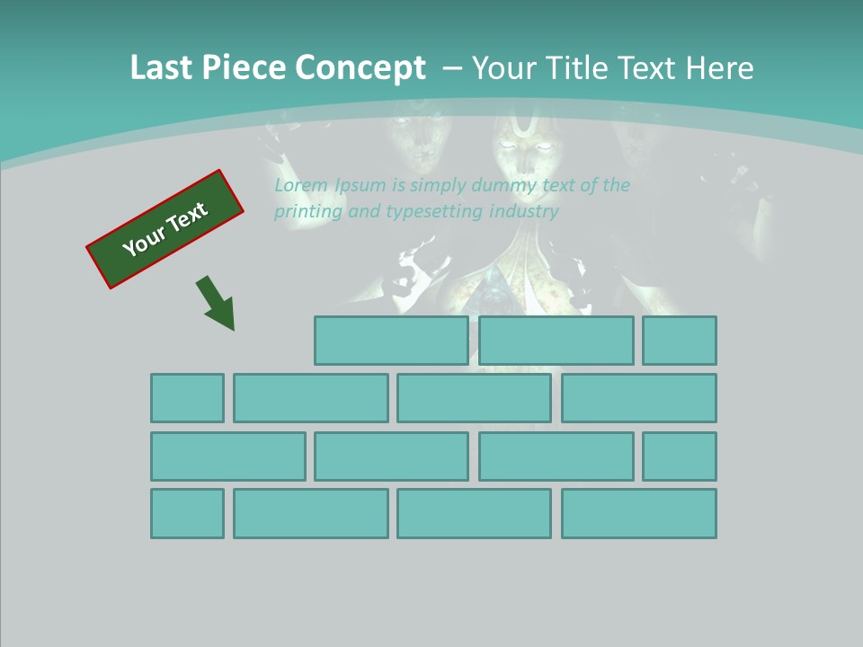 D Render Steel Machine PowerPoint Template