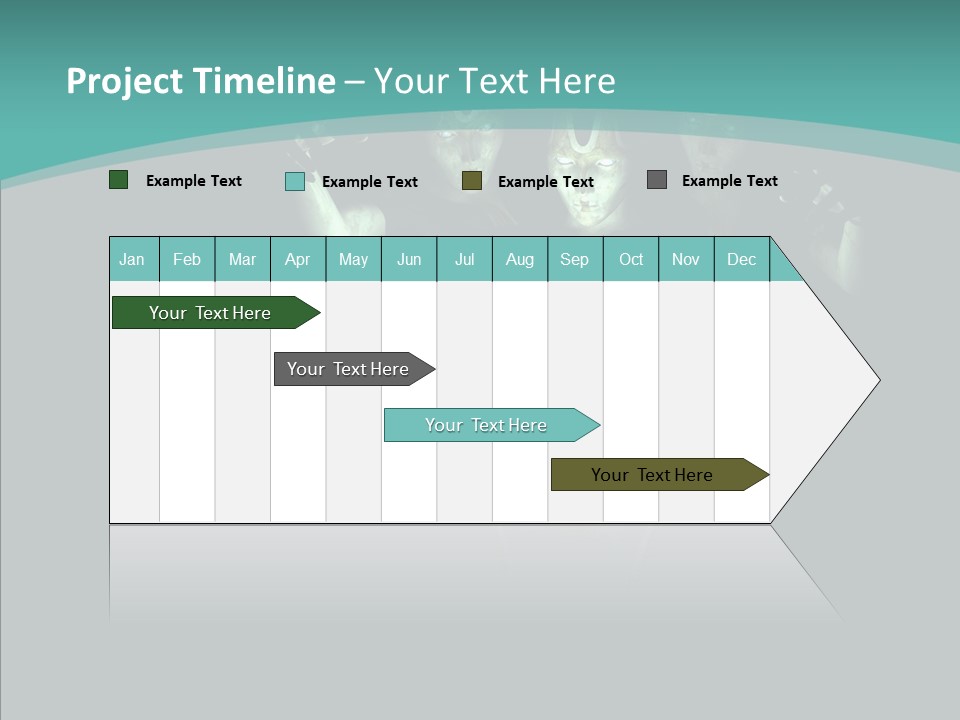 D Render Steel Machine PowerPoint Template
