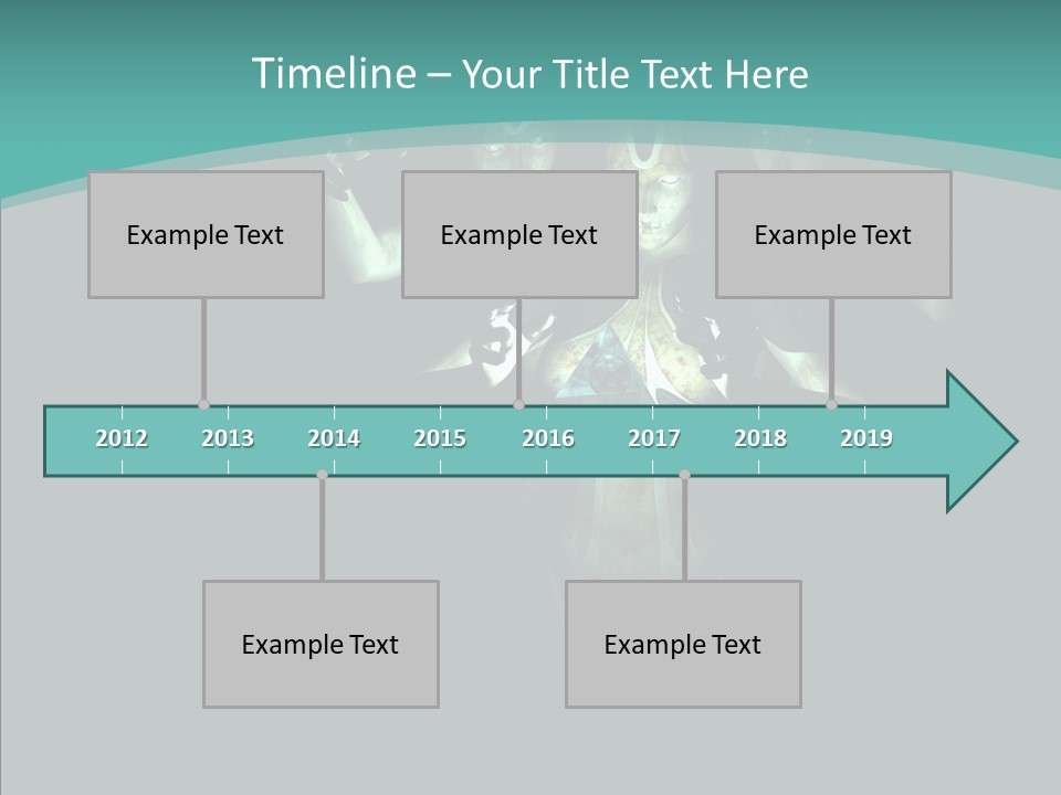 D Render Steel Machine PowerPoint Template
