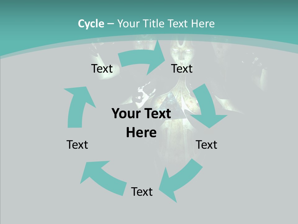 D Render Steel Machine PowerPoint Template