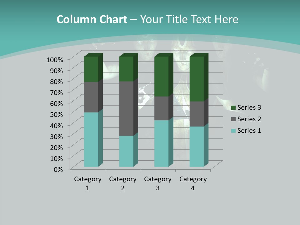 D Render Steel Machine PowerPoint Template
